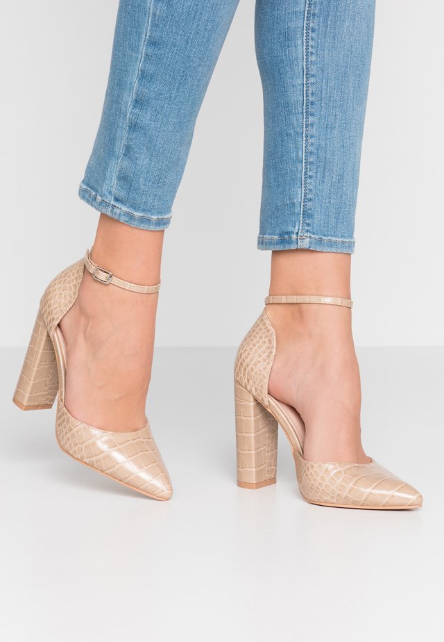 WIDE FIT MAHI - High Heel Pumps - nude