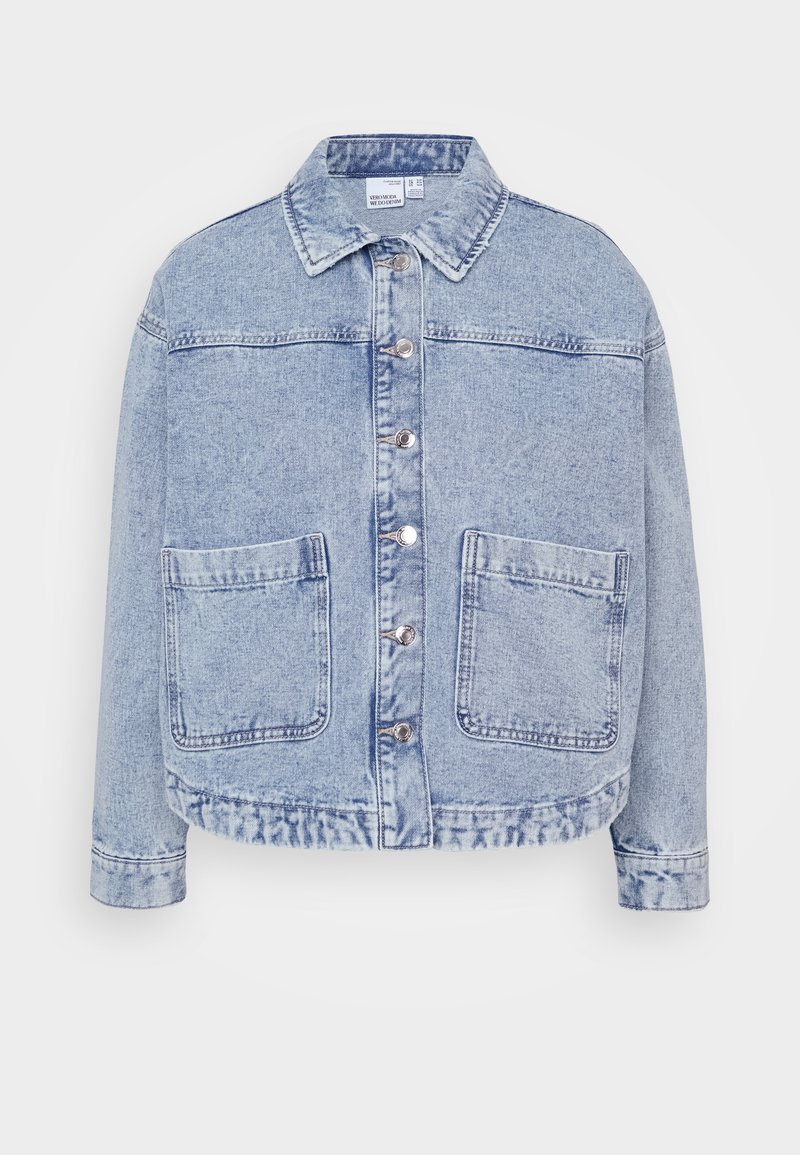 Vero Moda Petite VMJAMIE SHACKET - Jeansjacke - light blue denim/light ...