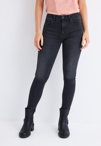Springfield Jeans Skinny Fit - black/zwart - Zalando.be