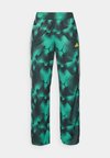 TIRO CUT 3 STRIPES WIDE LEG - Calças de fato de treino - multicoloured/semi court green/black