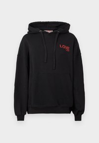 WOMEN WINTER WATERSKIING RELAXED HOODIE - Kapuzenpullover - black