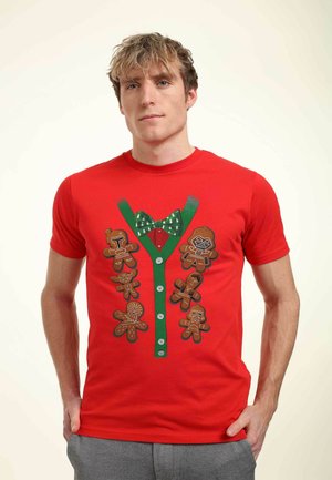 Star Wars STAR WARS CLASSIC XMAS COOKIES UNISEX - T-shirt print - red