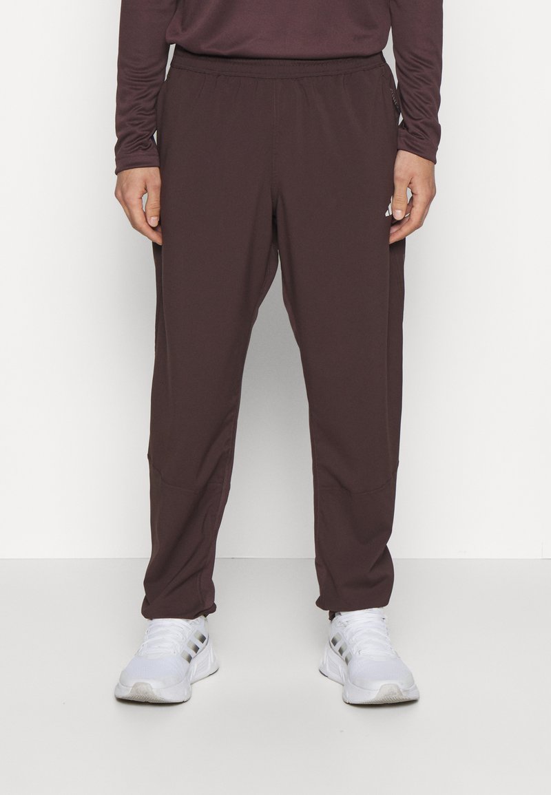 adidas Performance GYMHEAT Tracksuit bottoms shadow brown/brown