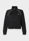 TOMMY BADGE INTERLOCK KNIT TRACK JACKET - Μπουφάν προπόνησης - black