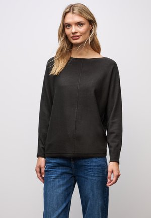 BASIC DOLMAN  - Strickpullover - braun