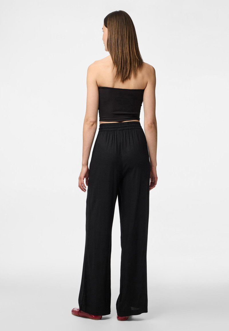 Pieces PCPIA HW WIDE WVN NOOS - Pantaloni - bright white/avorio