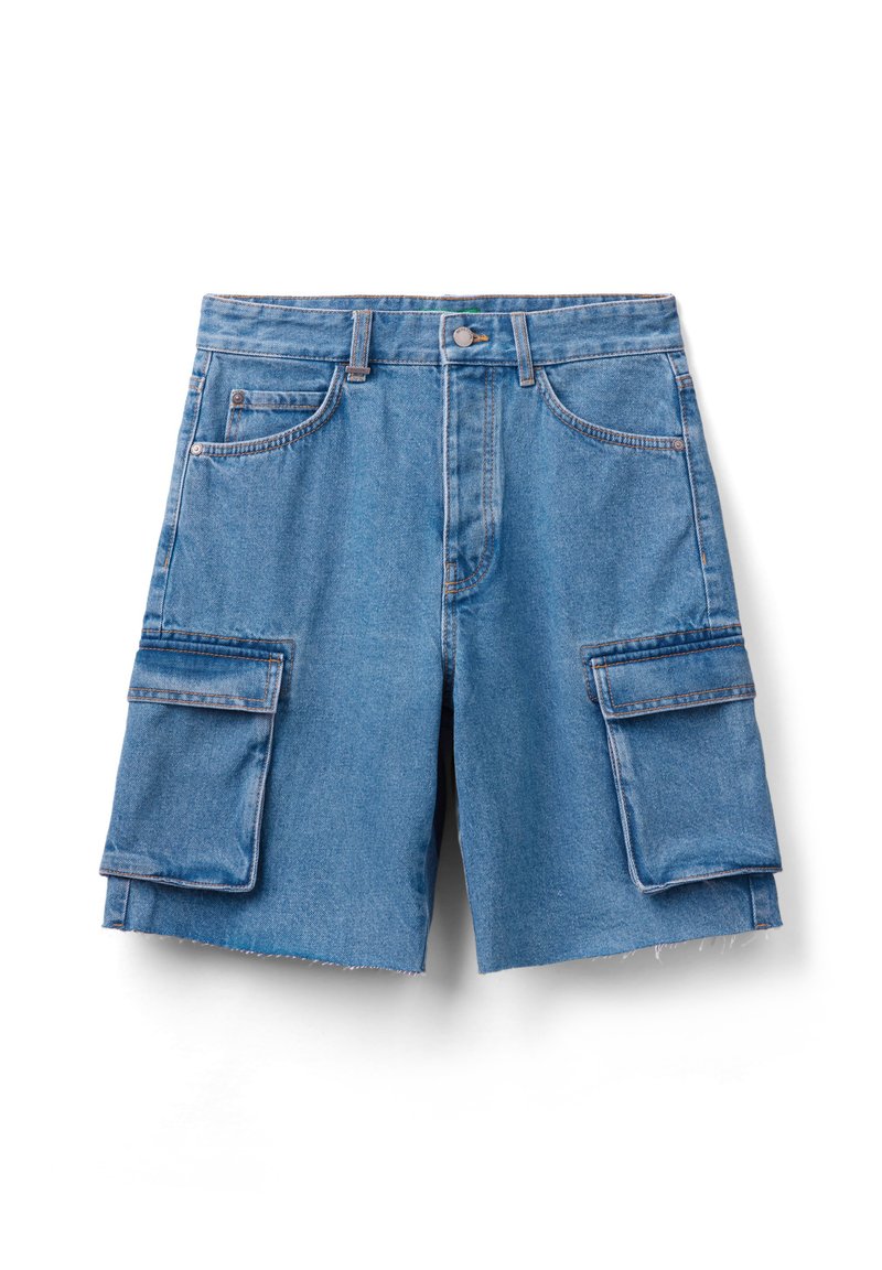 United Colors of Benetton Jeansshort blauw United Colors of Benetton Jeansshort blauw