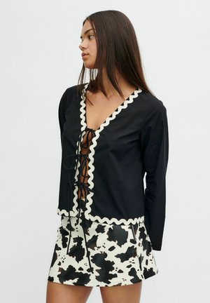Bluse - black