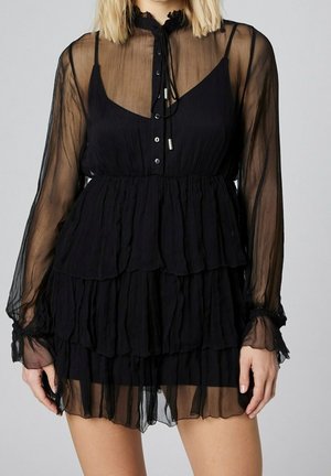 Shirt dress - black