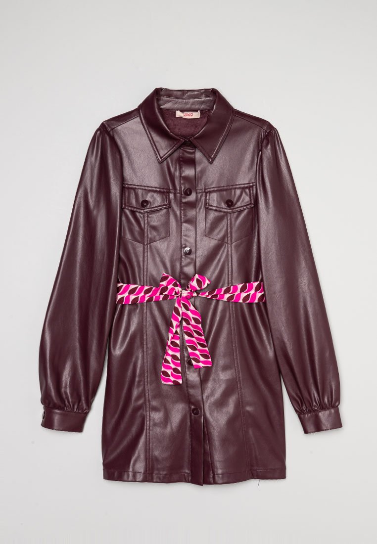 LIU JO Blousejurk donkerpaars LIU JO Blousejurk donkerpaars