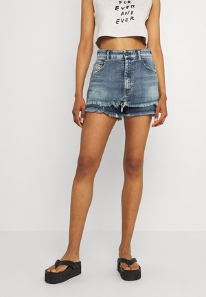Jeansshorts - stone blue denim