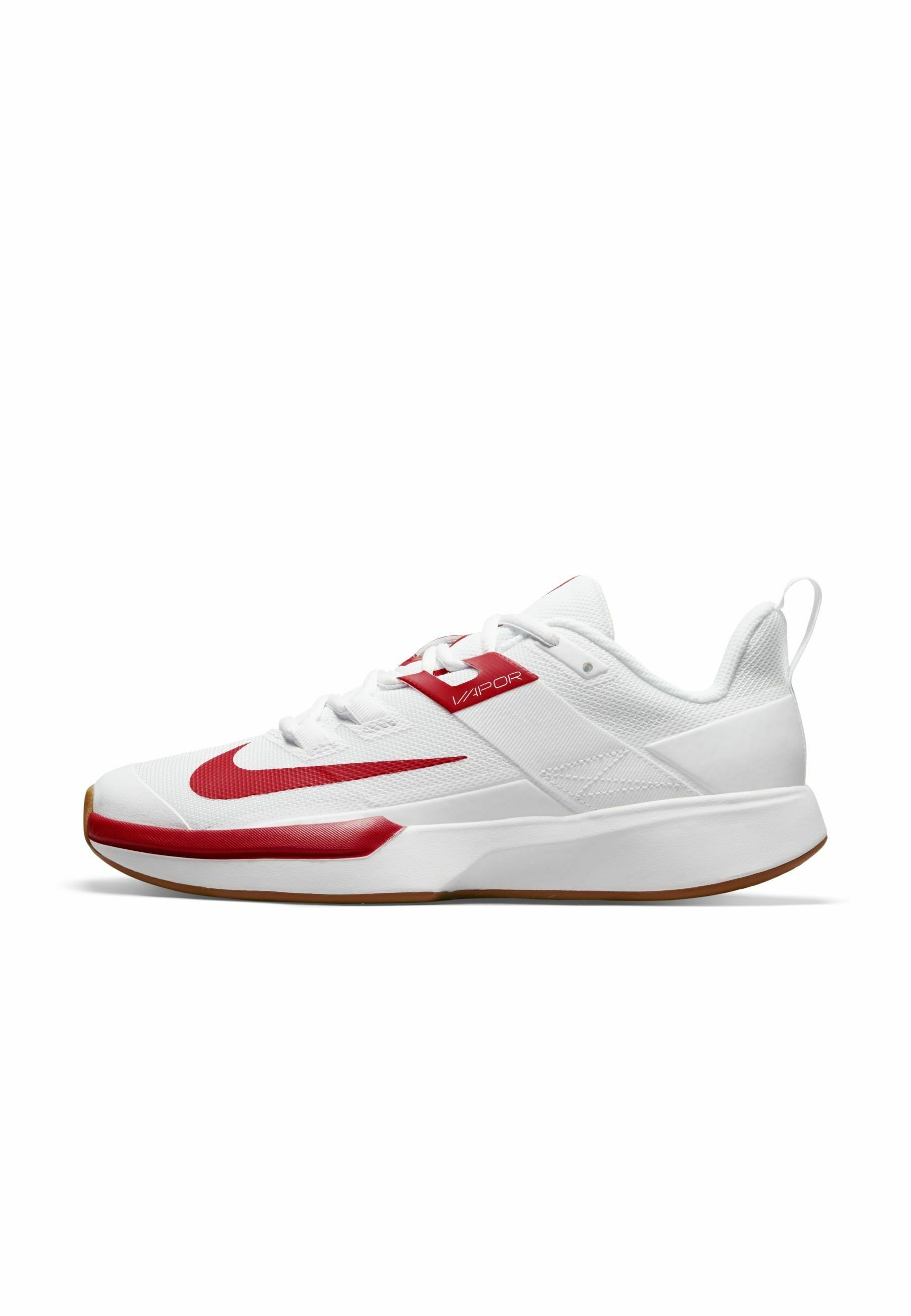 Nike Performance VAPOR LITE CLAY - Tennisschuh für Sandplätze -  white/wheat/university red/weiß - Zalando.de