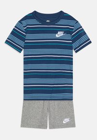 Nike Sportswear - STRIPE TEE SET - Print T-shirt - dark grey heather Thumbnail Image 1