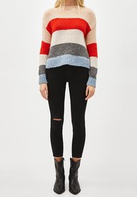 Bershka Skinny-Farkut - black