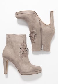 Tamaris Bottines à talons hauts - beige