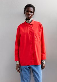 ARMEDANGELS EALGAA - Button-down blouse - red alert