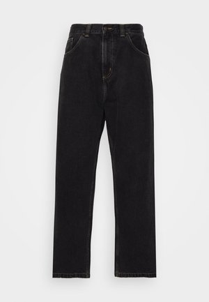 Carhartt WIP BRANDON PANT - Baggy Jeans - black stone washed