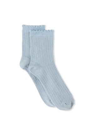 NOVA - Socken - light blue lurex