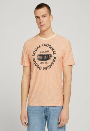 T-shirt imprimé - soft peach cream