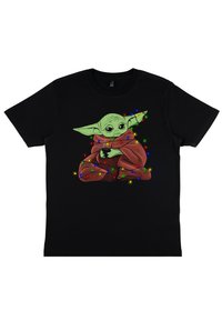 Star Wars STAR WARS: THE MANDALORIAN GROGU LIGHTS - T-shirt med print - black