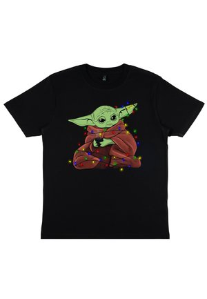 Star Wars STAR WARS: THE MANDALORIAN GROGU LIGHTS - T-shirt con stampa - black