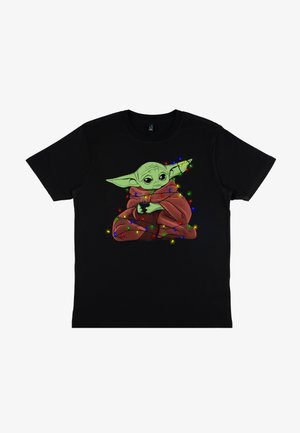 Star Wars STAR WARS: THE MANDALORIAN GROGU LIGHTS - T-shirt con stampa - black