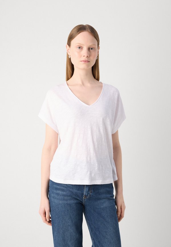 V NECK SHORT SLEEVE - Basic T-shirt4