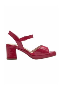 Tamaris Comfort - Páskové sandály  - fuxia patent