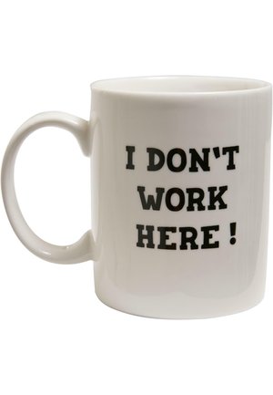 DON´T WORK HERE  - Trinkflasche - white