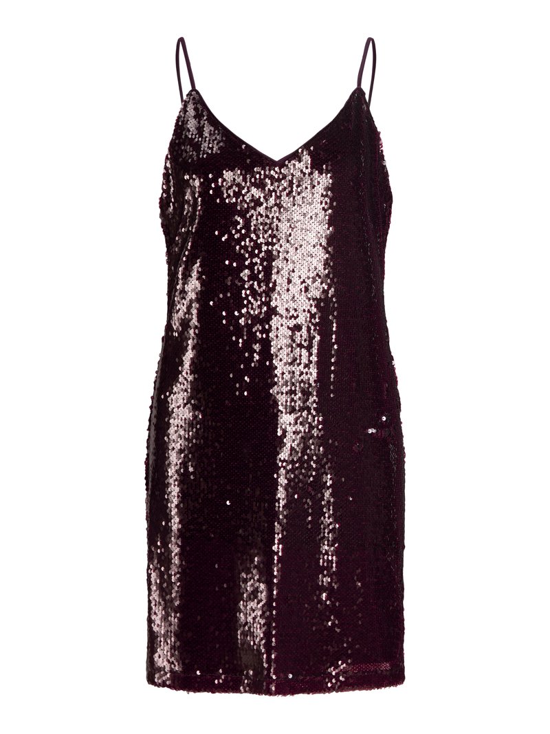 JJXX Cocktailjurk donkerrood
