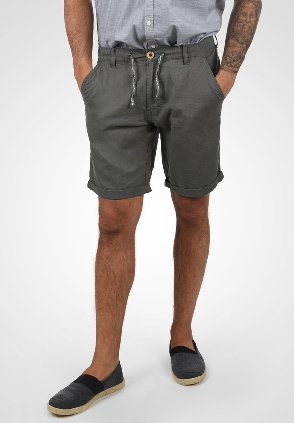 BHLENNO LINEN MIX - Shorts - granite