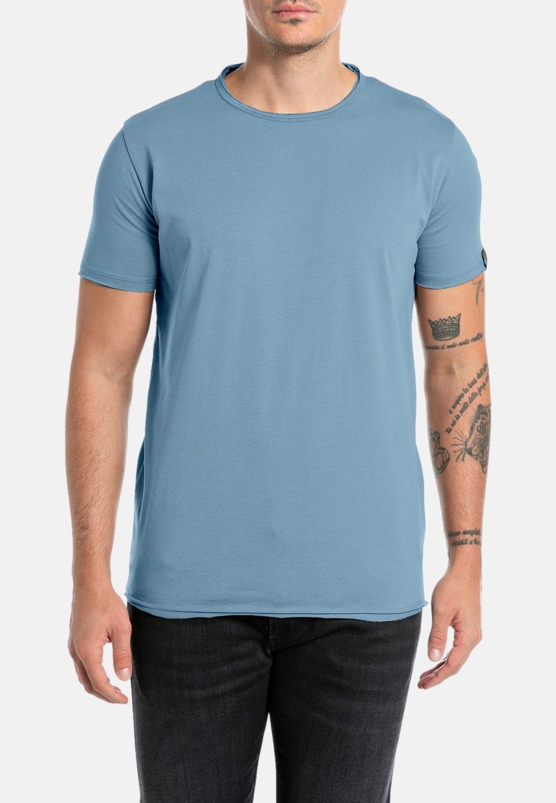 Replay T-shirt basic lichtblauw