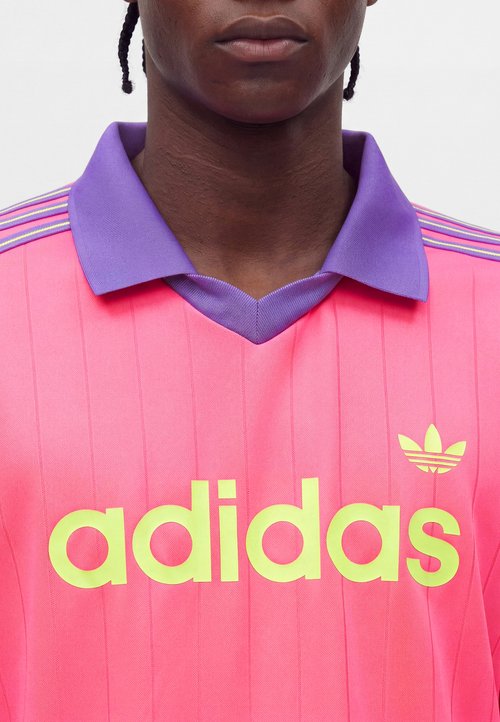 adidas Polo shirt - lucid pink/purple rush/signal green — photo 6