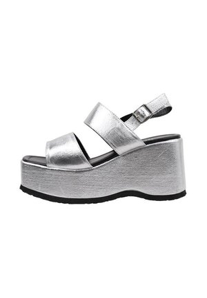 PELOSETTA - Sandalias de tacón - silver