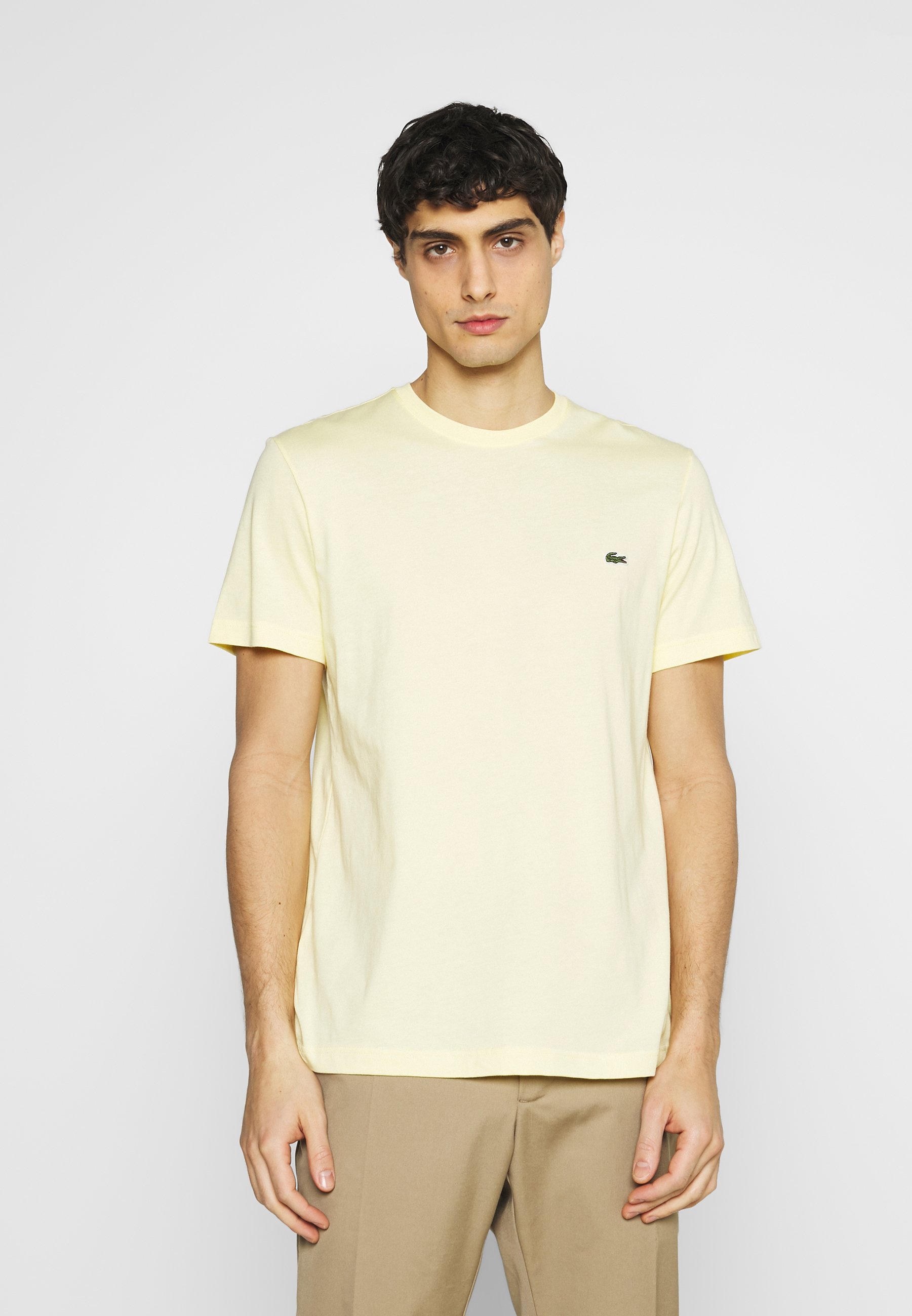 khaki lacoste t shirt