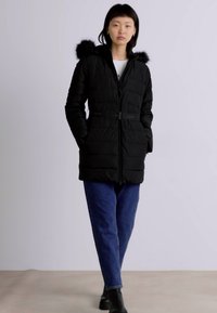 Calvin Klein PADDED BELTED  - Klassisk kåpe / frakk - black