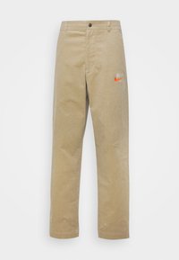 TREND PANT - Pantalon classique - khaki/team orange/khaki