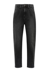 LAURA - Jeans Tapered Fit - smoke brushed denim