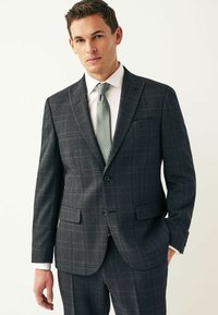 Next REGULAR FIT CHECK - Sako - charcoal grey