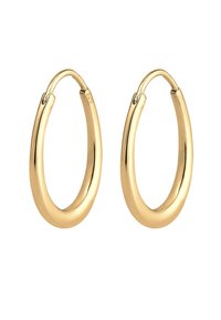 Elli OVAL SPECIAL HOOPS - Orecchini - gold-coloured