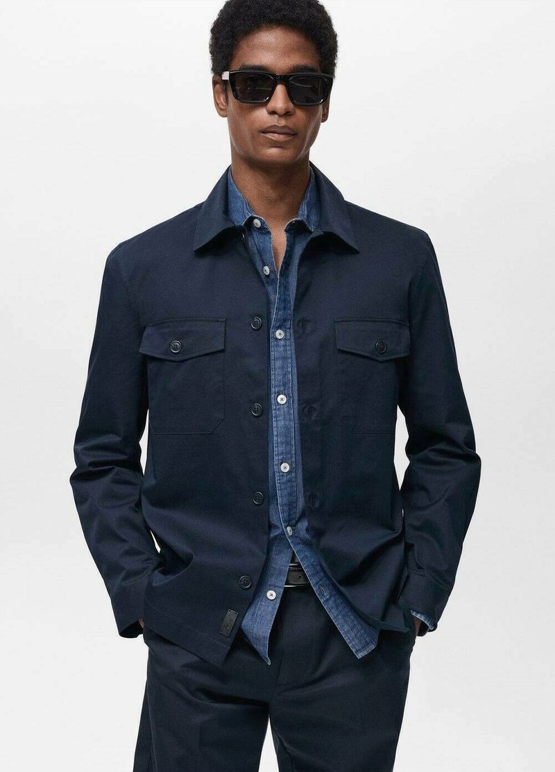 Mango - Shirt - dark navy, Enlarge