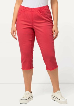 Ulla Popken Jeansshort - dark coral