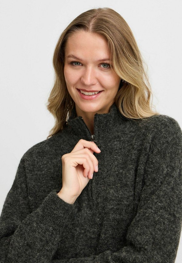 FRSANNY - Jumper dress - charcoal melange2