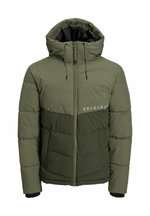 Jack & Jones Junior JJESEAMLESS RECYCLE PUFFER - Téli dzseki - navy