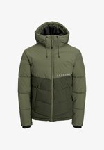 Jack & Jones Junior JJESEAMLESS RECYCLE PUFFER - Téli dzseki - navy Jack & Jones Junior JJESEAMLESS RECYCLE PUFFER - Téli dzseki - navy