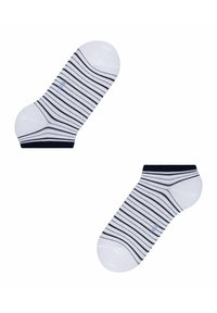FALKE Stripe Shimmer - Calze - white