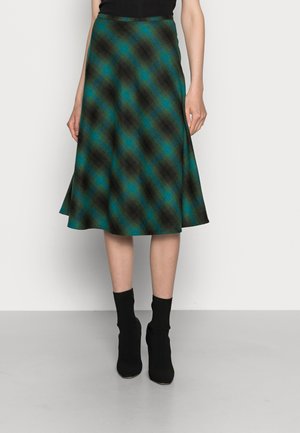 JUNO SKIRT CORNWALL CHECK - A-lijn rok - pine green