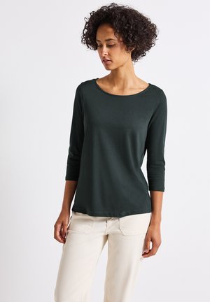 MIT U-BOOT-AUSSCHNITT - Long sleeved top - grün