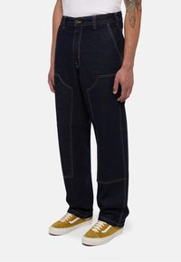 Dickies MADISON DOUBLE KNEE - Vaqueros cargo - rinsed