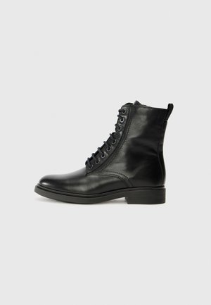 PAULA - Bottines à lacets - black